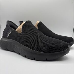 Skechers Hands Free Slip-ins Go Walk 6 Mens Black Sneakers 216491 BBK Size 10